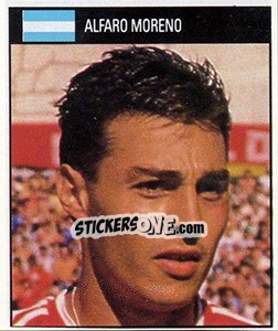 Cromo Alfaro Moreno - World Cup 1990 - Orbis