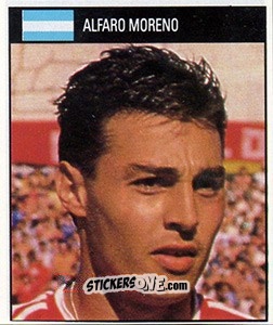 Figurina Alfaro Moreno - World Cup 1990 n. 10 - Orbis