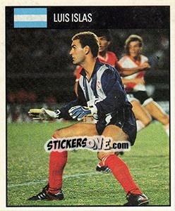 Cromo Luis Islas - World Cup 1990 - Orbis