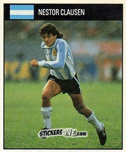 Sticker Nestor Clausen - World Cup 1990 n. 13 - Orbis
