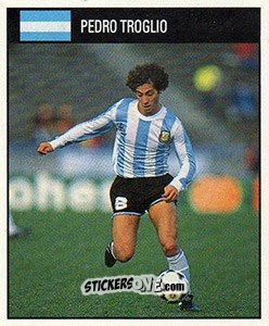 Cromo Pedro Troglio - World Cup 1990 - Orbis