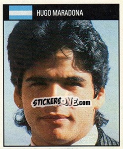 Figurina Hugo Maradona - World Cup 1990 - Orbis