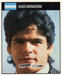 Cromo Hugo Maradona - World Cup 1990 - Orbis