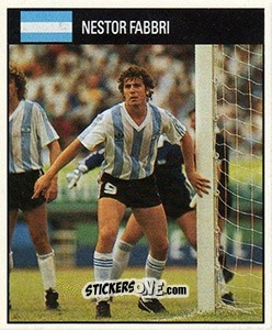 Sticker Nestor Fabbri - World Cup 1990 n. 18 - Orbis