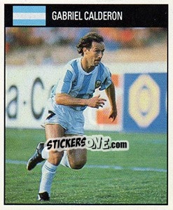 Sticker Gabriel Calderon - World Cup 1990 - Orbis