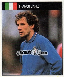 Cromo Franco Baresi - World Cup 1990 - Orbis