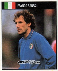 Sticker Franco Baresi - World Cup 1990 n. 25 - Orbis