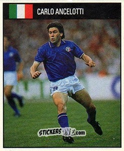 Sticker Carlo Ancelotti - World Cup 1990 n. 27 - Orbis