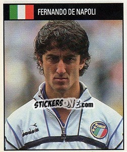 Cromo Fernando De Napoli - World Cup 1990 - Orbis