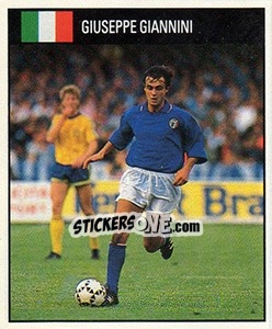 Cromo Giuseppe Giannini - World Cup 1990 - Orbis