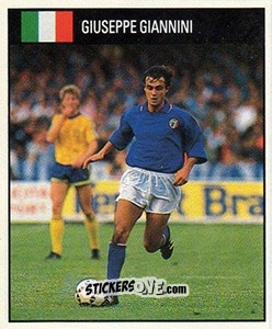 Sticker Giuseppe Giannini - World Cup 1990 n. 29 - Orbis