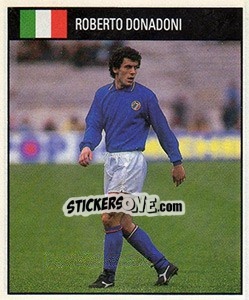 Cromo Roberto Donadoni - World Cup 1990 - Orbis