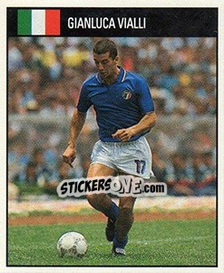 Cromo Gianluca Vialli - World Cup 1990 - Orbis