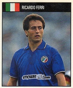Sticker Riccardo Ferri - World Cup 1990 n. 35 - Orbis