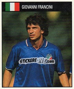 Sticker Giovanni Francini - World Cup 1990 - Orbis