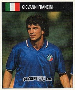 Sticker Giovanni Francini - World Cup 1990 - Orbis