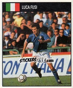 Cromo Luca Fusi - World Cup 1990 - Orbis