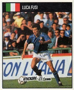 Cromo Luca Fusi - World Cup 1990 - Orbis