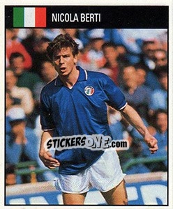 Sticker Nicola Berti - World Cup 1990 - Orbis