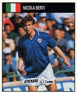 Sticker Nicola Berti - World Cup 1990 n. 39 - Orbis