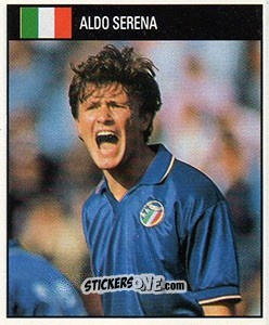 Sticker Aldo Serena - World Cup 1990 n. 40 - Orbis