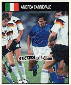 Sticker Andrea Carnevale - World Cup 1990 - Orbis