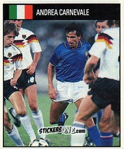 Sticker Andrea Carnevale - World Cup 1990 n. 41 - Orbis