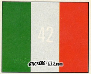 Sticker National Flag - World Cup 1990 - Orbis