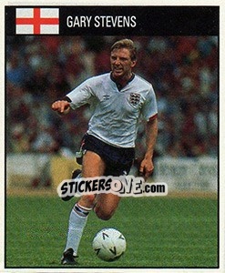 Cromo Gary Stevens - World Cup 1990 - Orbis