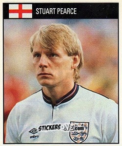 Sticker Stuart Pearce - World Cup 1990 - Orbis