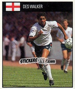 Sticker Des Walker - World Cup 1990 - Orbis