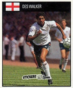 Figurina Des Walker - World Cup 1990 n. 46 - Orbis
