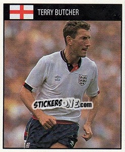 Cromo Terry Butcher - World Cup 1990 - Orbis