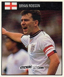 Sticker Bryan Robson - World Cup 1990 n. 48 - Orbis