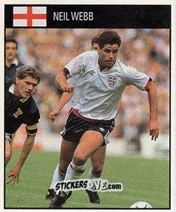 Cromo Neil Webb - World Cup 1990 n. 50 - Orbis