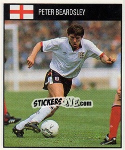 Cromo Peter Beardsley - World Cup 1990 - Orbis