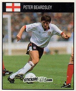 Cromo Peter Beardsley - World Cup 1990 - Orbis