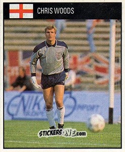 Cromo Chris Woods - World Cup 1990 - Orbis