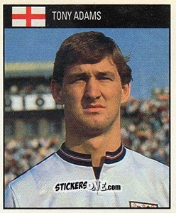 Sticker Tony Adams - World Cup 1990 - Orbis