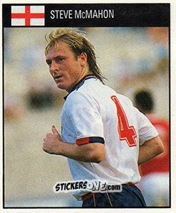Sticker Steve McMahon - World Cup 1990 n. 58 - Orbis