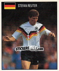 Sticker Stefan Reuter - World Cup 1990 - Orbis