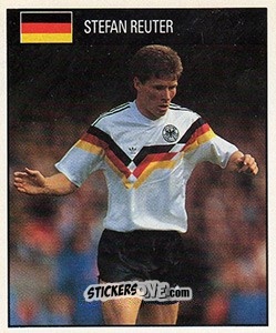 Sticker Stefan Reuter - World Cup 1990 - Orbis