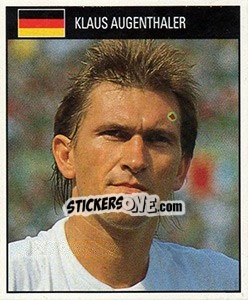 Cromo Klaus Augenthaler - World Cup 1990 - Orbis