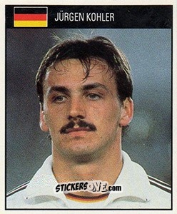 Cromo Jürgen Kohler - World Cup 1990 - Orbis