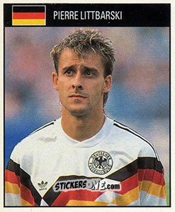 Sticker Pierre Littbarski - World Cup 1990 n. 70 - Orbis
