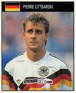 Cromo Pierre Littbarski - World Cup 1990 - Orbis