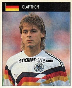 Cromo Olaf Thon - World Cup 1990 - Orbis