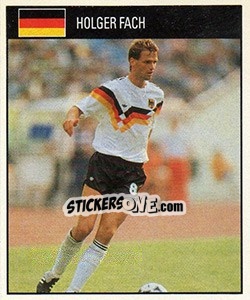 Sticker Holger Fach - World Cup 1990 - Orbis