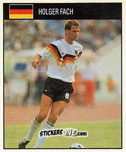 Cromo Holger Fach - World Cup 1990 - Orbis