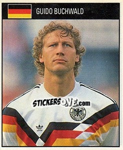 Cromo Guido Buchwald - World Cup 1990 - Orbis